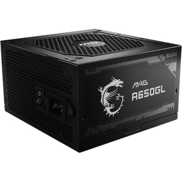 Msi mag a650gl pcie5 modulaire 650 watt voeding (zwart, 4x pcie)