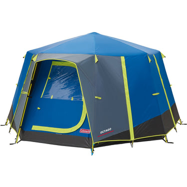 Coleman octago tent - tent 3 persoons - festival tent - blauw lime