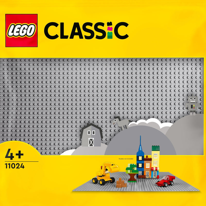 Load image into Gallery viewer, Lego classic 11024 grijze bouwplaat
