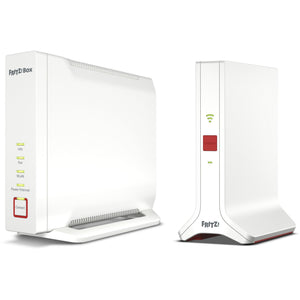 Fritz! mesh set 4060 + 3000 ax edition international mesh router (wit)