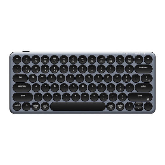 Keychron b3 pro-k1 toetsenbord (grijs, us lay-out (qwerty), scissor switches, 75%, abs keycaps, 2.4 ghz | bluetooth | usb)