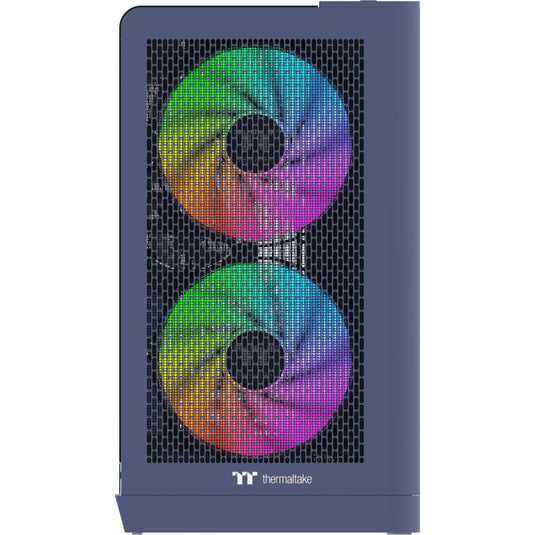 Thermaltake view 390 air future dusk midi tower behuizing (paars | 2x usb-a | 1x usb-c | tempered glass)