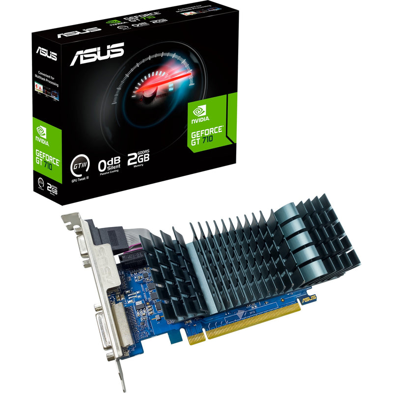 Afbeelding laden in galerijviewer, Asus geforce gt 710 2gb gddr5 evo grafische kaart (vga, dvi-d, hdmi)
