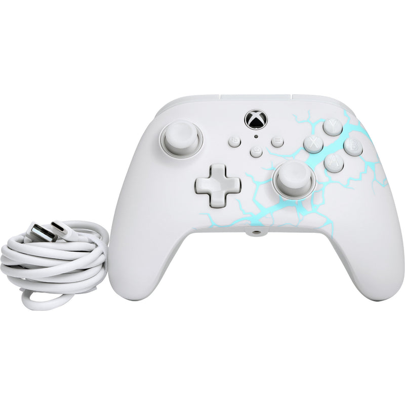 Chargez l'image dans la visionneuse de la galerie, Powera advantage controller met kabel voor de xbox series x|s - poolijs (wit blauw, xbox series x|s, xbox one, pc)
