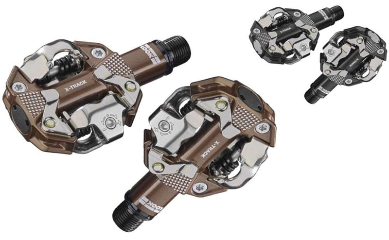 Load image into Gallery viewer, Dahon look pedalen x-track mtb donkergrijs
