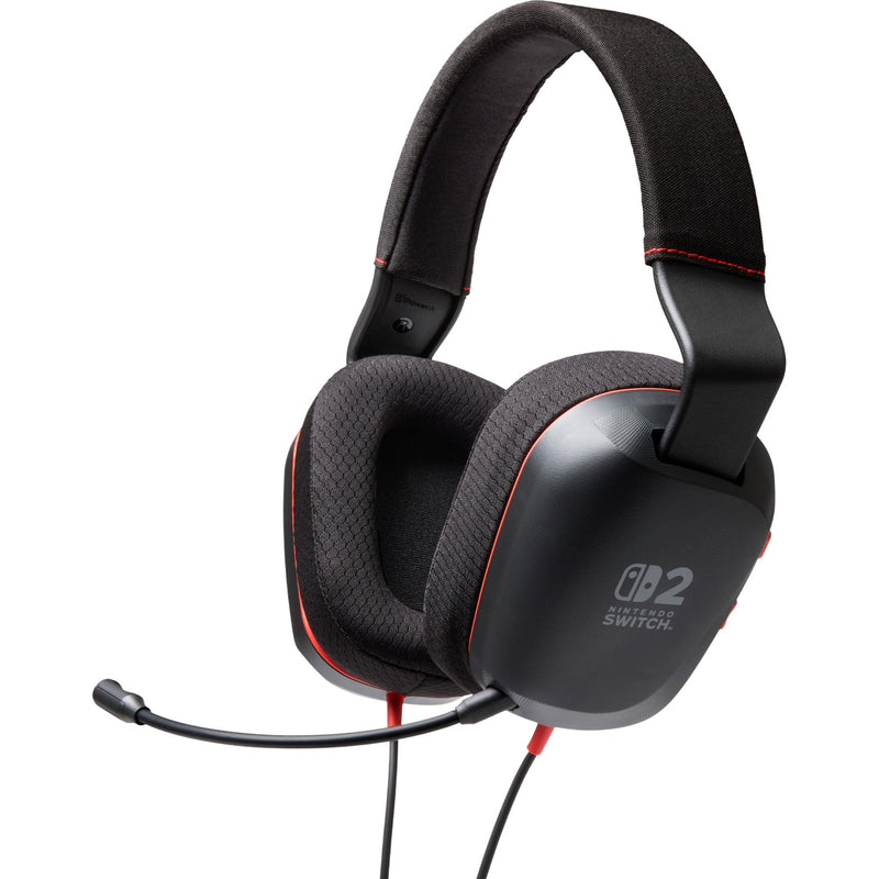 Afbeelding laden in galerijviewer, Powera bedrade stereoheadset voor nintendo switch 2 over-ear gaming headset (zwart rood, nintendo switch 2, nintendo switch – oled model, nintendo switch, nintendo switch lite)
