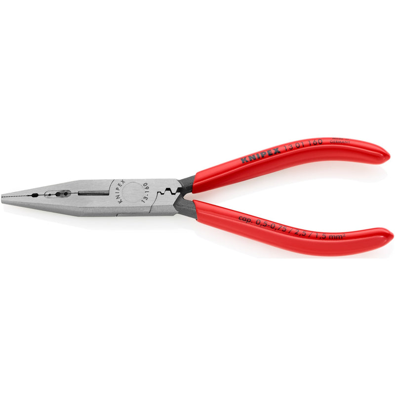 Load image into Gallery viewer, Knipex bedradingstang 13 01 160 (rood, lengte 160mm, krimpen 0,5 tot 2,5mm²)
