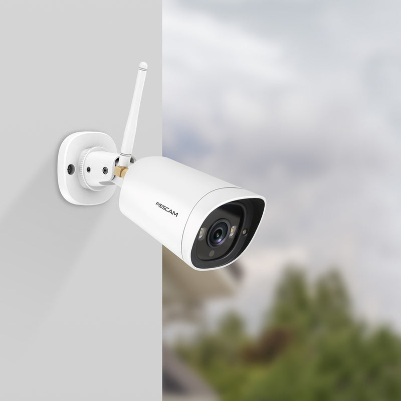 Load image into Gallery viewer, Foscam g4c, 2k starlight wifi buiten beveiligingscamera (wit)
