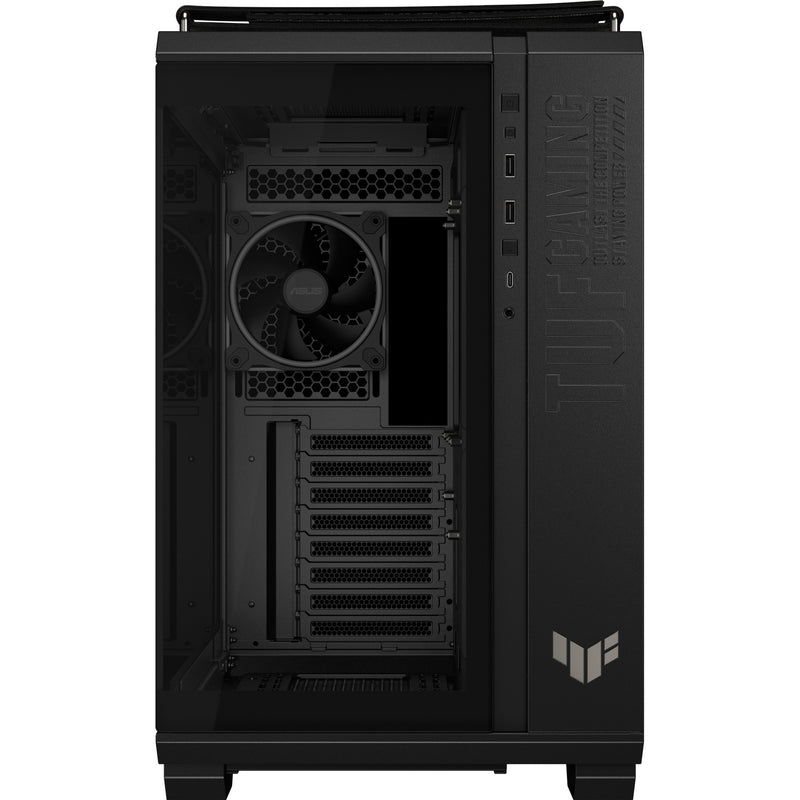 Chargez l'image dans la visionneuse de la galerie, Asus tuf gaming gt502 horizon argb midi tower behuizing (zwart | 3x usb-a | 1x usb-c | tempered glass)

