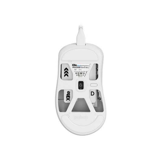 Pulsar xlite medium wired gaming mouse (wit, 26000 dpi)