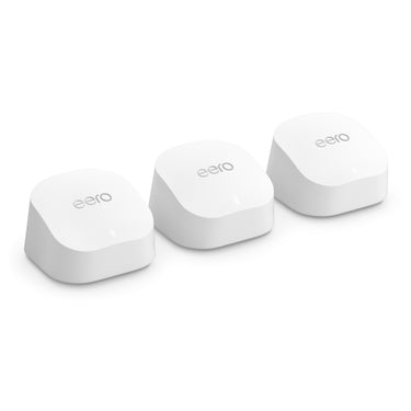 Eero 6+ mesh wifi system, 3 stuks mesh router (wit)