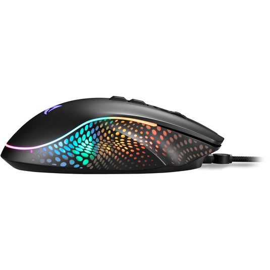 Sharkoon shark force iii gaming muis (zwart, 400 - 12.800 dpi, rgb leds)