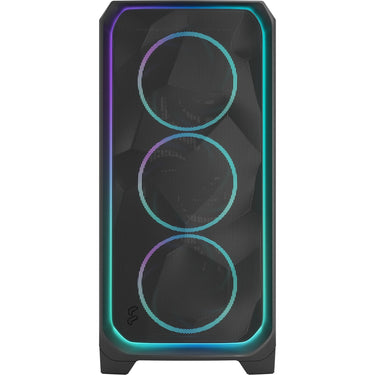 Fractal design meshify 3 xl ambience pro rgb big tower behuizing (zwart | 2x usb-a | 1x usb-c | rgb | tempered glass)