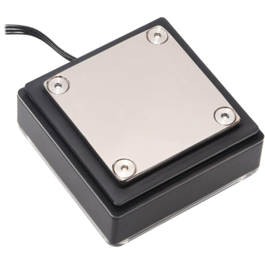 Alphacool eisblock xpx aurora edge acryl black cpu-koeler (transparant zwart)