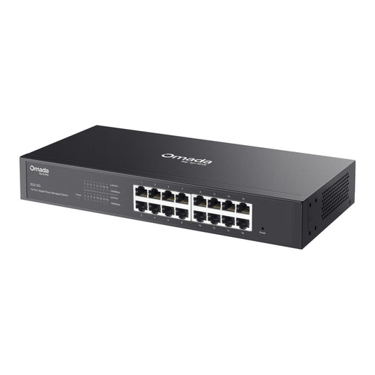 Tp-link omada es216g 16-poort gigabit easy managed switch (zwart)