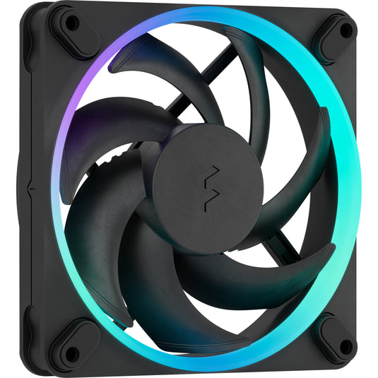 Fractal design momentum 12 rgb case fans (zwart, 3 stuks, 120 x 120 x 25 mm, pwm)