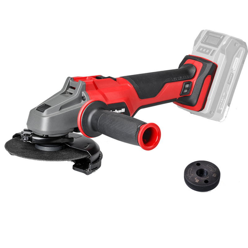 Load image into Gallery viewer, Einhell axxio accu haakse slijper 18 125 q (rood zwart, accu en oplader niet inbegrepen)
