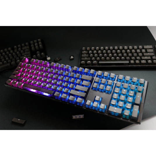 Ducky one 3 aura rgb mechanisch toetsenbord (zwart, us lay-out (qwerty), cherry mx brown, 100%, abs double shot, hot swap)