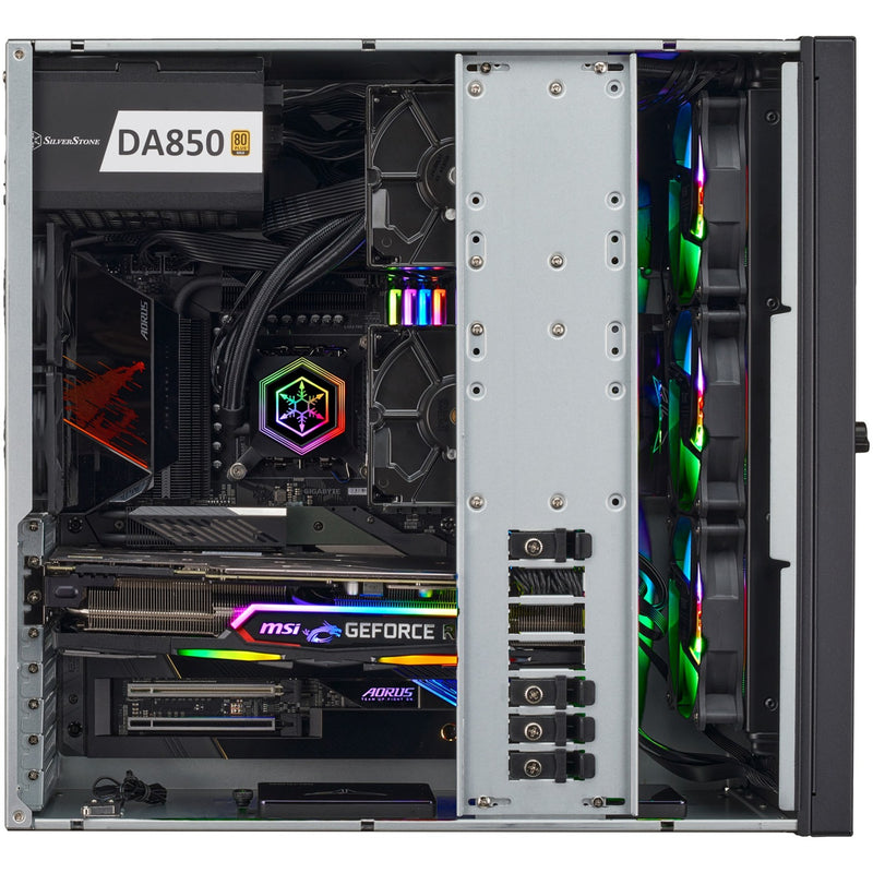 Load image into Gallery viewer, Silverstone rm44 rack behuizing (zwart | 4u | usb type-c | 2x 80mm casefan inbegrepen)
