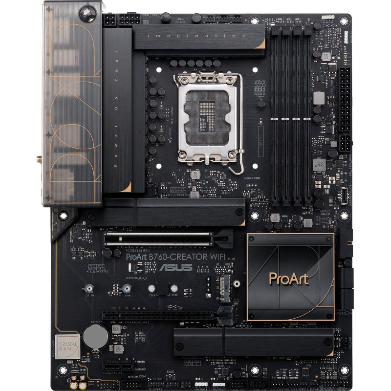 ギャラリービューアに画像をロードする, Asus proart b760-creator wifi socket 1700 moederbord (zwart brons, raid, 2.5 gb-lan, gb-lan, wi-fi 6, bt, sound, atx)

