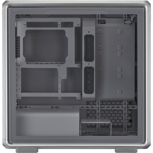 Cooler master masterframe 600 midi tower behuizing (zilver | 2x usb-a | 1x usb-c | tempered glass)