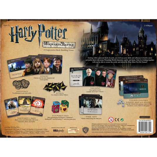European player network harry potter: hogwarts battle kaartspel (engels, 2 - 4 spelers, 30 - 90 minuten, vanaf 11 jaar)
