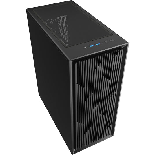 Sharkoon vk2 midi tower behuizing (zwart | 2x usb-a)