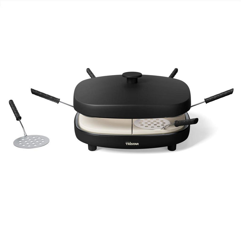 Load image into Gallery viewer, Tristar pizza family 6 pizzaoven (zwart, 1200 watt, voor 6 personen)
