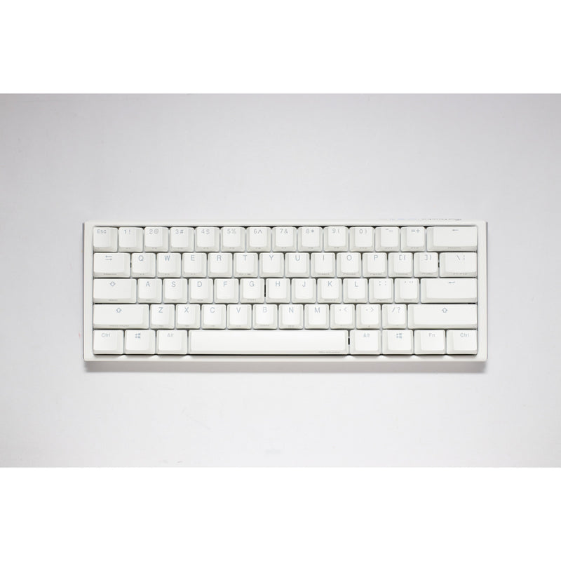 Load image into Gallery viewer, Ducky one 3 classic pure white mini rgb mechanisch toetsenbord (wit, us lay-out (qwerty), cherry mx red, 60%, rgb led, double-shot pbt, hot-swappable, quack mechanics)
