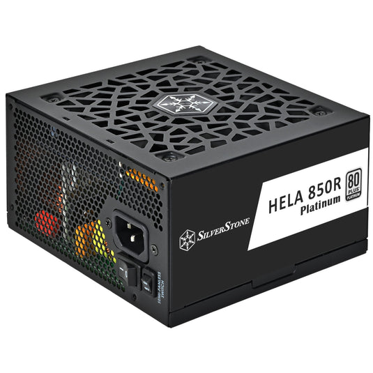 Silverstone hela 850r platinum modulaire 850 watt voeding (zwart, 4x pcie)