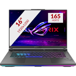 Asus rog strix g16 g614pm-rv224w 16 gaming laptop (grijs | r9 8940hx | rtx 5060 | 16 gb | 1 tb ssd)