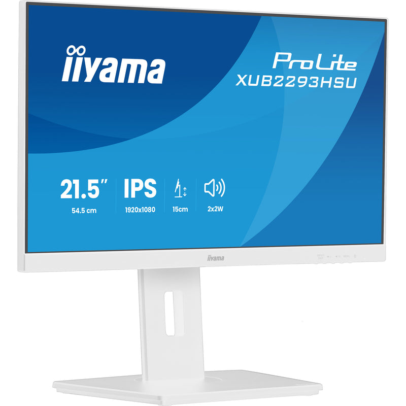 Load image into Gallery viewer, Iiyama prolite xub2293hsu-w7 21.5 monitor (wit (mat), hdmi, displayport, 2x usb-a)

