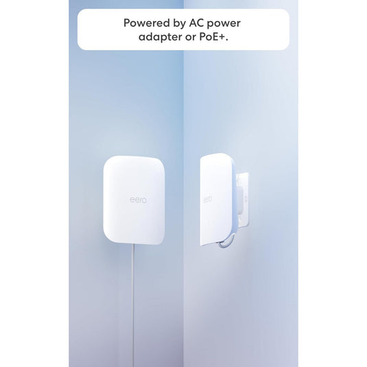 Eero outdoor 7 mesh access point (wit, wi-fi 7, poe+)