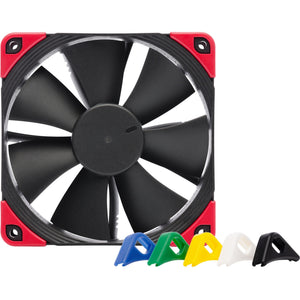 Noctua nf-f12 pwm chromax.black.swap case fan (zwart, 120 x 120 x 25 mm)