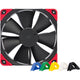 Noctua nf-f12 pwm chromax.black.swap case fan (zwart, 120 x 120 x 25 mm)