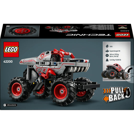 Lego technic monster jam™ thunderroarus™ pull-back truck - 42200