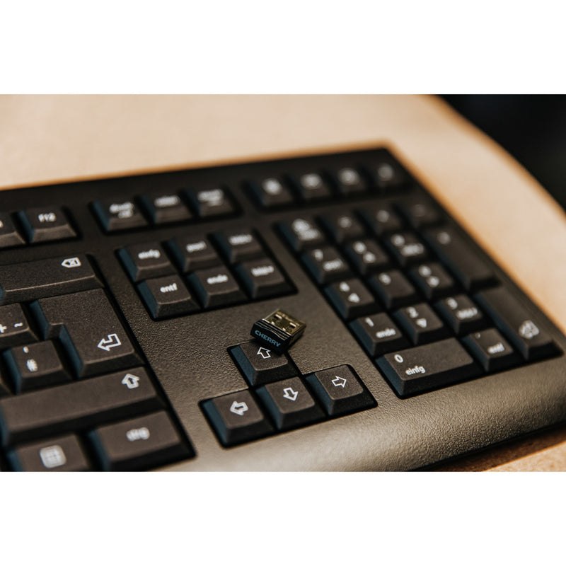 Load image into Gallery viewer, Cherry kw 3000, toetsenbord (zwart, eu lay-out (qwerty), rubberdome, 2,4ghz)
