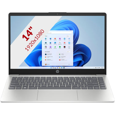 Hp 14-ep0037nd (bn6k9ea) 14 laptop (zilver | i5-1334u | iris xe graphics | 8 gb | 512 gb ssd)