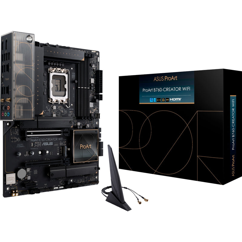 ギャラリービューアに画像をロードする, Asus proart b760-creator wifi socket 1700 moederbord (zwart brons, raid, 2.5 gb-lan, gb-lan, wi-fi 6, bt, sound, atx)
