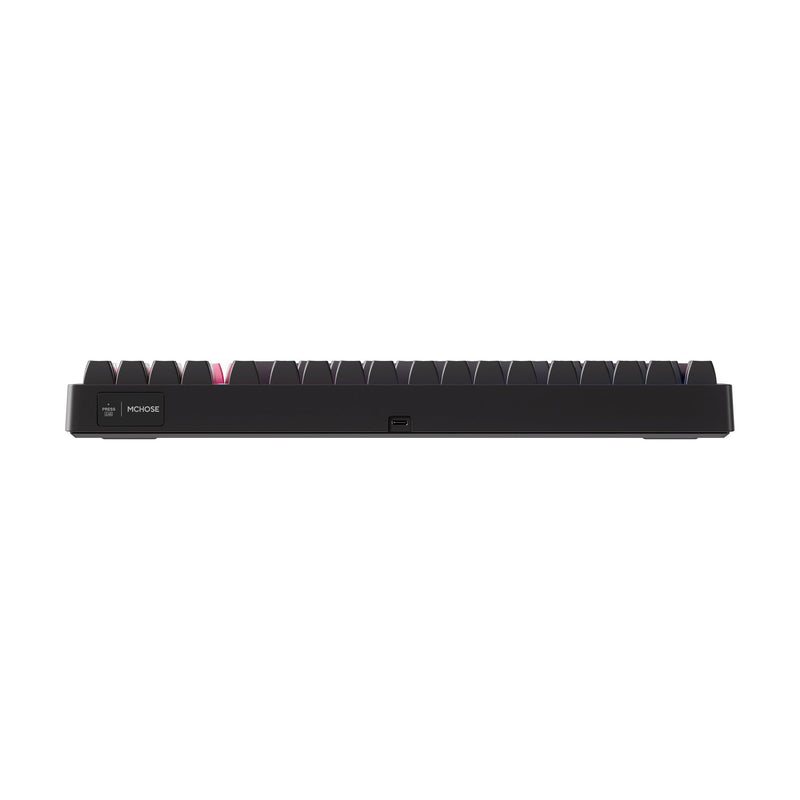 Laden Sie das Bild in Galerie -Viewer, Mchose g98 pro black pink cabbage tofu v2 wireless tri-mode custom mechanical rgb gaming toetsenbord (zwart, us lay-out (qwerty), ktt cabbage tofu v2, rgb, hot swap, side engraved pbt, draadloos | bluetooth | usb-c)
