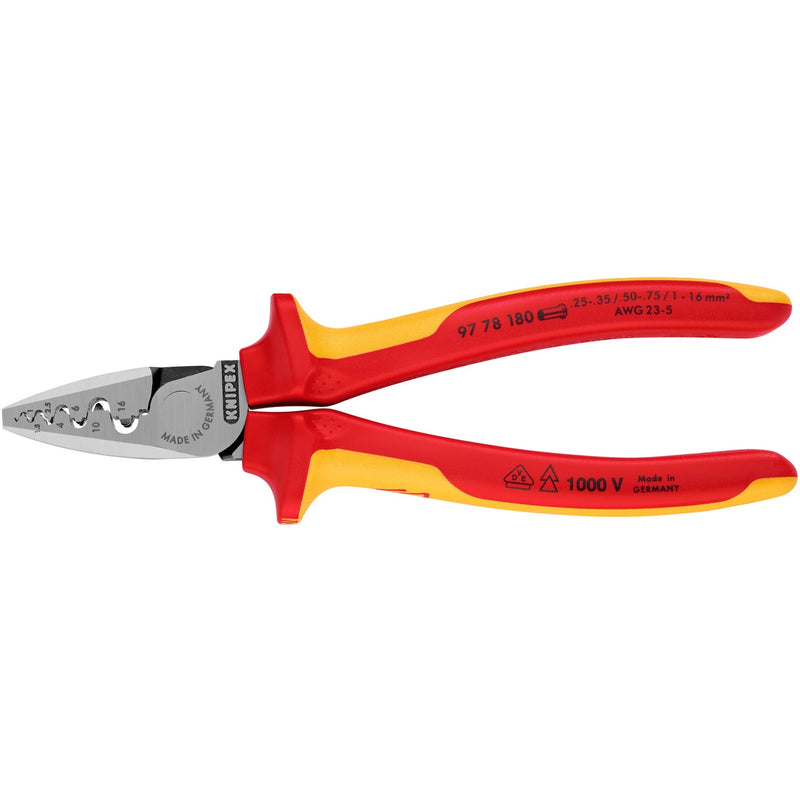 Load image into Gallery viewer, Knipex krimptang voor adereindhulzen vde 9778180
