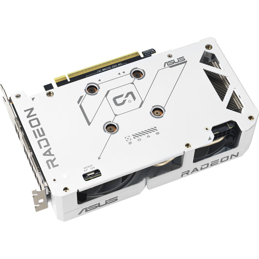Asus radeon rx 9060 xt dual white edition 16gb grafische kaart (wit, rdna4, gddr6, 2x displayport, 1x hdmi 2.1)
