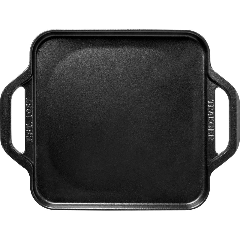 Load image into Gallery viewer, Traeger inductie gietijzeren pan bac703 bak- braadpan (zwart, 29 x 29cm)
