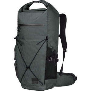 Jack wolfskin wandermood rolltop 30 rugzak (donkergroen, 30.0 liter)