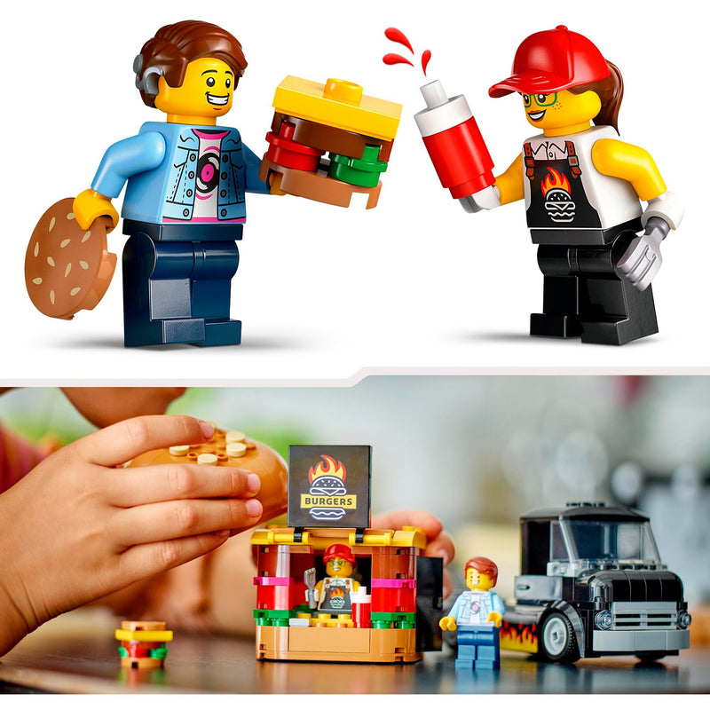 Afbeelding laden in galerijviewer, Lego city hamburgertruck - 60404
