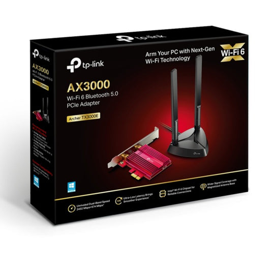 Tp-link ax3000 wifi 6 bluetooth 5.0 pcie-adapter wlan adapter