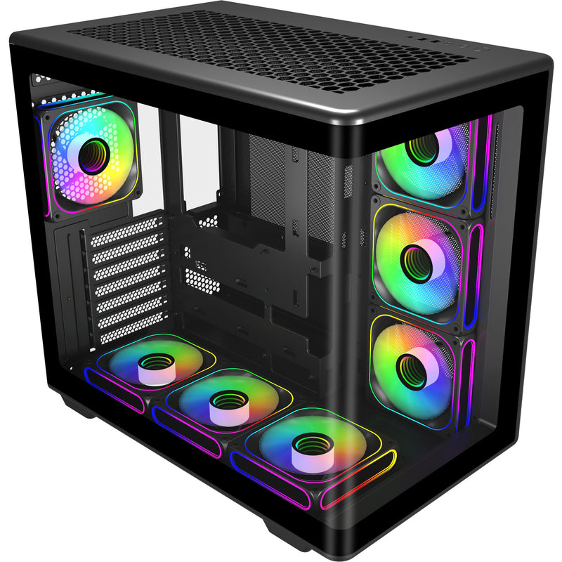ギャラリービューアに画像をロードする, Cooler master elite 600 midi tower behuizing (zwart | 2x usb-a | 1x usb-c | tempered glass)
