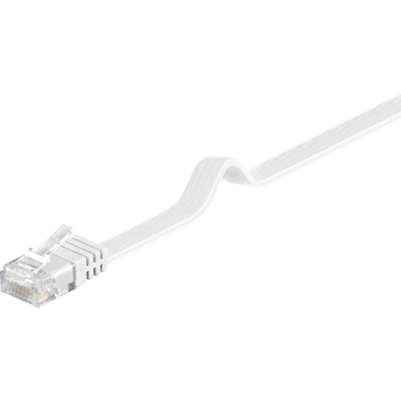 Afbeelding laden in galerijviewer, Goobay netwerkkabel rj-45 u utp met cat.5e (wit, 20 meter, platte kabel)
