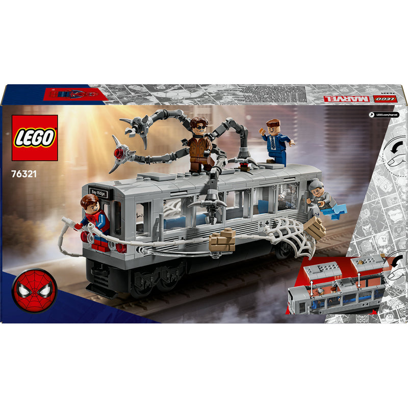 Afbeelding laden in galerijviewer, Lego marvel - spider-man vs. doc ock metroscène constructiespeelgoed (76321)

