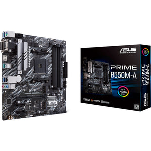Asus prime b550m-a socket am4 moederbord (raid, gb-lan, sound, µatx)